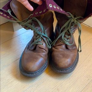 Dr. Martens milk chocolate boots!